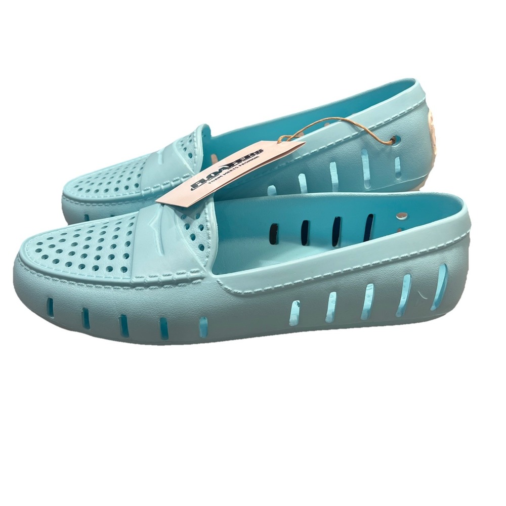 NWT Floafers Women's Size 10 Loafers Blue Foam Breathable Shoes Slip On Penny